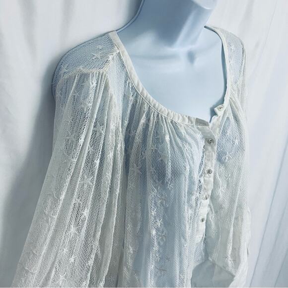 Anthropologie Akemi + Kin Lace Star Top Size Small - Picture 5 of 10